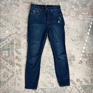 GAP Indigo Skinny Jeans - Deep Blue